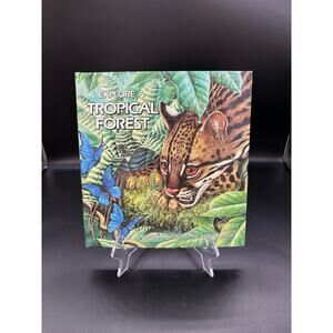 Vintage Explore a Tropical Forest - A National Geographic Action Book 1989